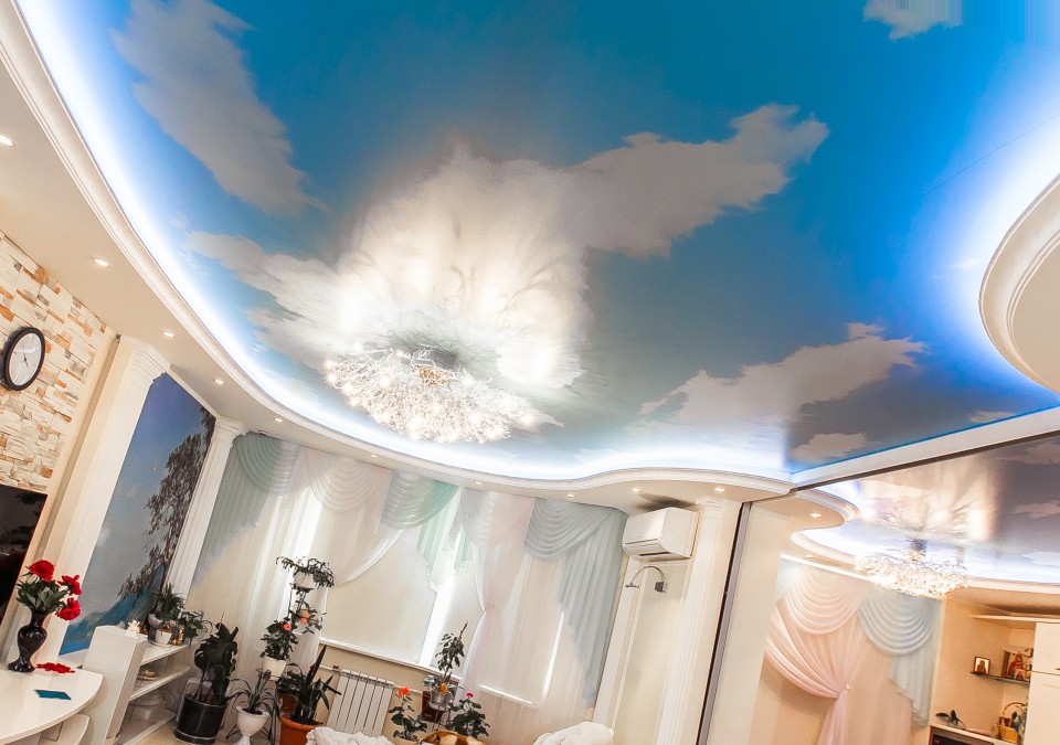 Заказать потолок с фотопечатью в г. Олёкминск